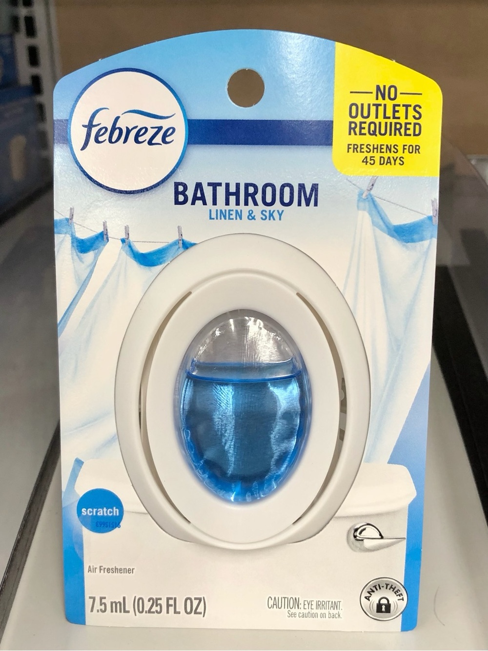 🌶️$5🌶️ NEW FEBREZE Air Freshener Small Spaces, 1 Count, Linen & Sky